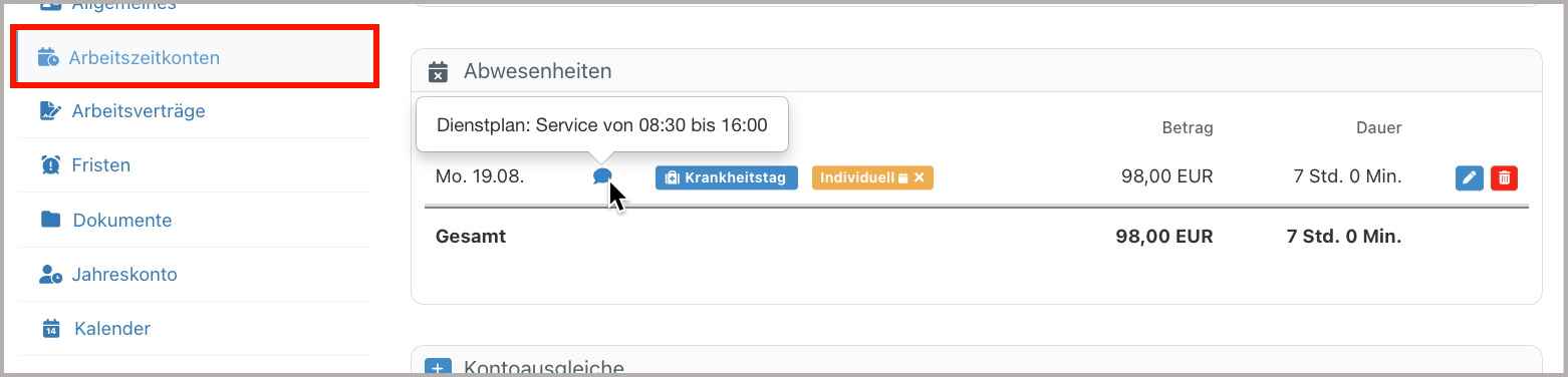AZAZK > Abwesenheiten (aus DP übernommen)