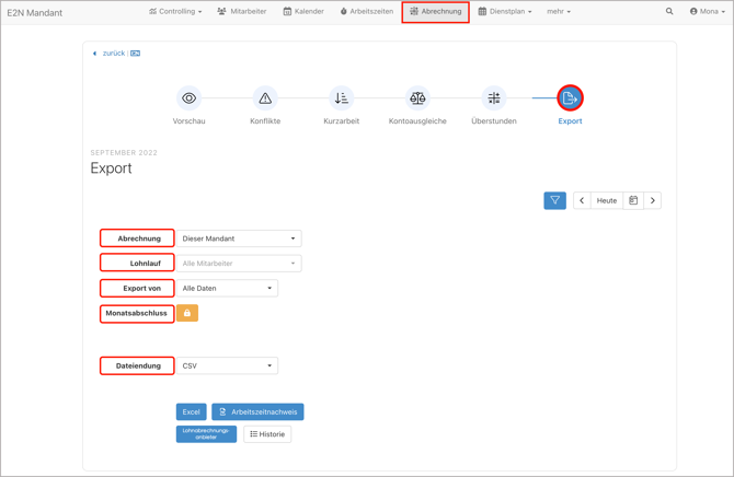 Abrechnung > Export 16.58.07
