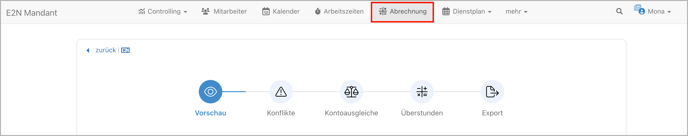 Abrechnung
