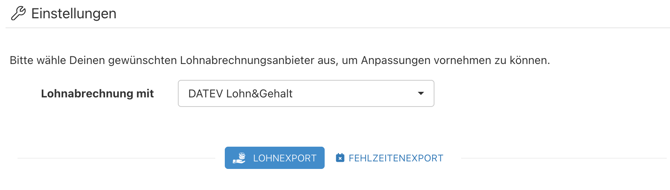 Fehlzeitenexport