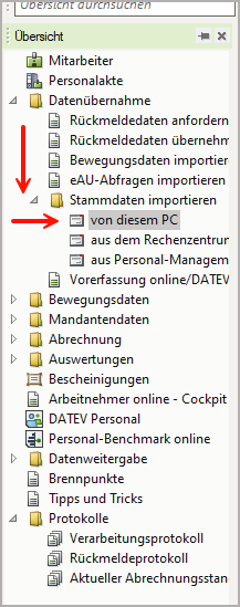 Stammdatenimportdone