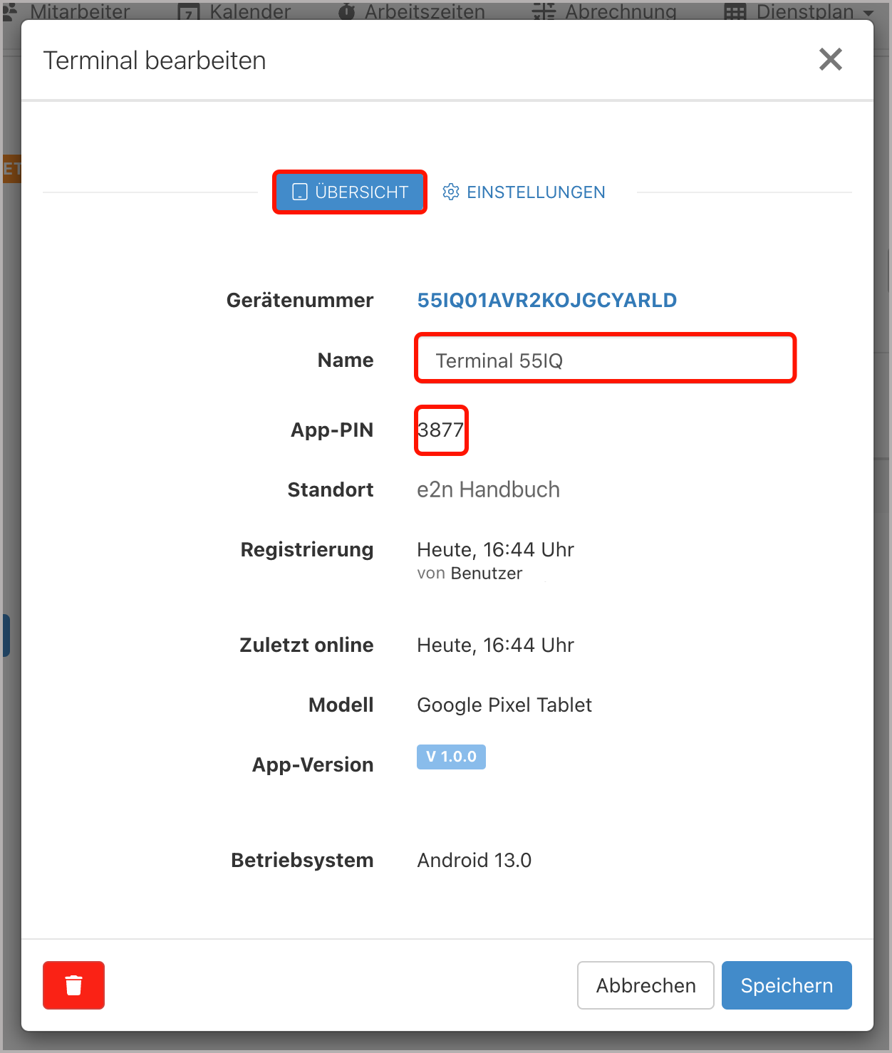 Verwaltung > Terminal App > Bearbeiten > Übersicht 11.27.57